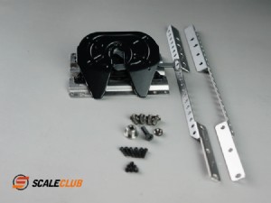 SCALECLUB 1/14 金屬十字磨盤總成 雙軸拖車